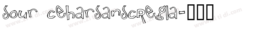 sour ceharsanscRegla字体转换